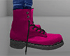 Pink Combat Boots / Work Boots 2 (M)