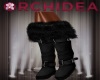 Fur Winter Black Boots