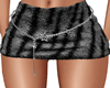 Dump Plaid Fur Skirt