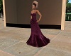 Elegant Ruby Gown