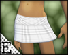 [E] White Tartan Skirt