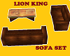 lion king sofa set