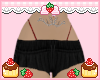 tiny blk shorts w/undies