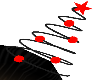 Red/Blk Xmas Tree Hat