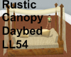 Rustic Canopy Daybed