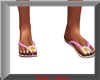 Daisy Pink Flip flops