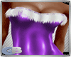 X-mas fur drss purple