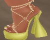 Green Classic Heels