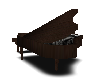 dark brown piano