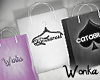 W°+ Cat Shopping Bags