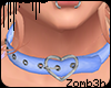 z | Heart Collar - Blue