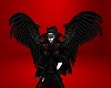 Black angel anim wings