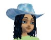 sky blue cowgirl hat