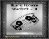 Black Flower Bracelet R