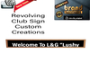 Custom Club Sign L&G