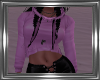 / PINK  HOODED SWEATER.