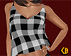 BW Loose Tank Plaid (F)