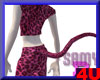 4u Tail Pink Cheetah
