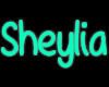 Sheylia Neon Sign Green