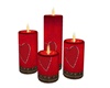 P9)Candles with heart