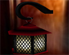 !W Red rose lantern