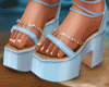 Blue Summertime Heels