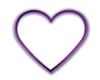Purple Wall Heart
