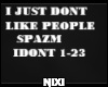 I Just Dont Like People