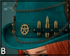 Teal Steampunk Hat