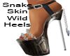 ~B~ Snake Skin Wild Heel