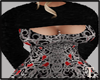 addon blk fuzzy sweater