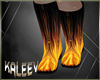 ♣ Fire Witch Boots Kid