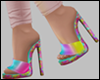 E* Rainbow Heels