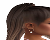 gloden pearl earrings