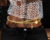Gold Belly chain SR