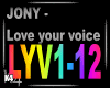 K4 JONY - Love your voic