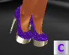 Purple Sparkle Heel 
