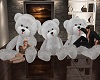 White Teddy Bears