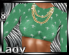 Holy Green Crop Top