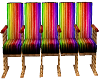 rainbow theater chairs