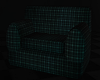 Black Plaid sofa