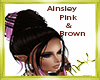 Ainsley Pink & Brown