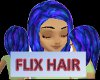 deep blue flix hair