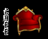 *Chee: Red Gold Chair