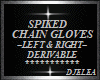 GLOVES SPIKED CHAIN