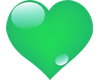 Shiny Emerald Heart