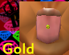  ![TU] Gold Tounge Ring