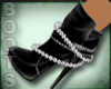 Chained Black Ankle Boot