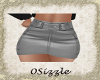 Silver RL Mini Skirt