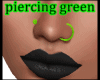 Green Piercing Nose